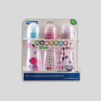 The First Years, Inc The First Years 3-Pack Slim GumDrop Baby Bottles