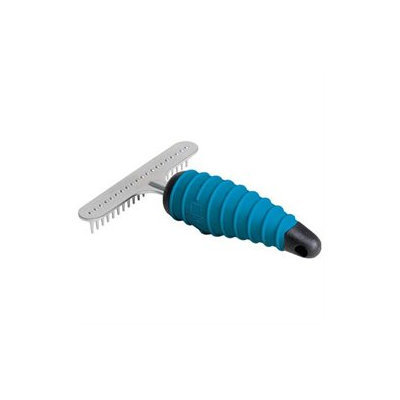 Master Grooming Tools Ergonomic Undercoat Rake with 20 Pins Black