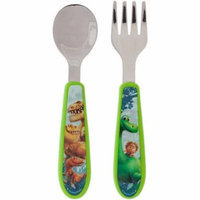 The First Years Disney/Pixar The Good Dinosaur Easy Grasp Flatware, BPA-Free
