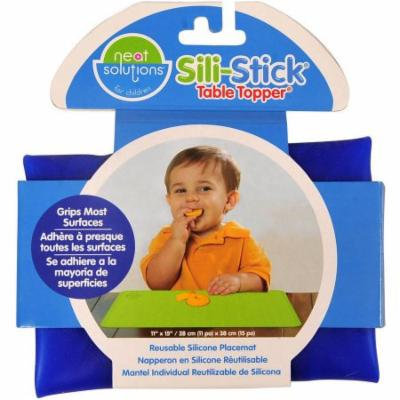 Neat Solutions Sili-Stick Silicone Reusable Placemat, BPA-Free, Blue