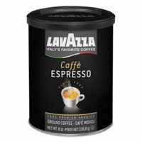 Lavazza Caffe Espresso Ground Coffee, Dark Roast, 8 oz Can -LAV1450