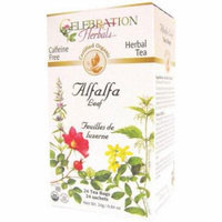 Celebration Herbals Alfalfa Leaf Herbal Tea Bags, 24 count, (Pack of 3)