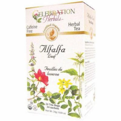 Celebration Herbals Alfalfa Leaf Herbal Tea Bags, 24 count, (Pack of 3)