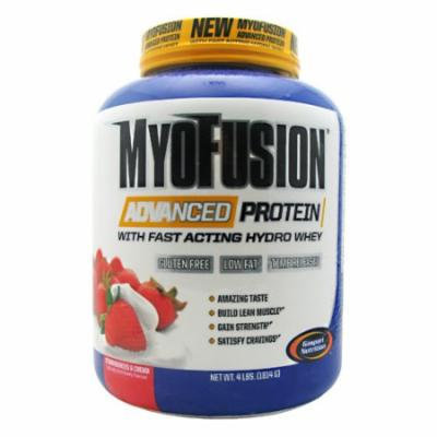 Gaspari Nutrition MyoFusion Advanced Protein Strawberries & Cream - 4 LBS