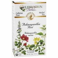Celebration Herbals Ashwagandha Root Herbal Tea, 24 count, 1.05 oz, (Pack of 3)
