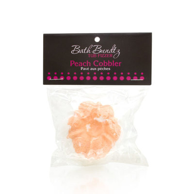 Upper Canada Bath Bakery Bath Bundtz Tub Fizzer Peach Cobbler 85g/3oz