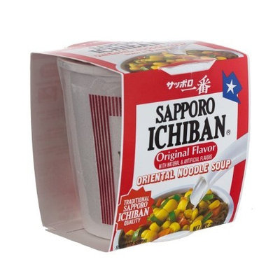 Sapporo Ichiban Soup Cup, Original Noodle, 2.25-Ounce Cups (Pack of 12)