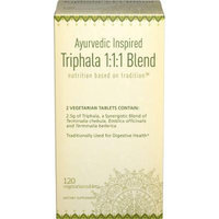 Puritan's Pride Ayurvedic Inspired Triphala 1:1:1 Blend 1250 mg-120 Vegi Caps