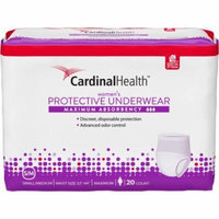 Cardinal Health Maximum Absorbency Women's Protective Underwear, Small/Medium, 20 count