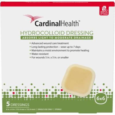 Cardinal Health Hydrocolloid Dressing, 5 count