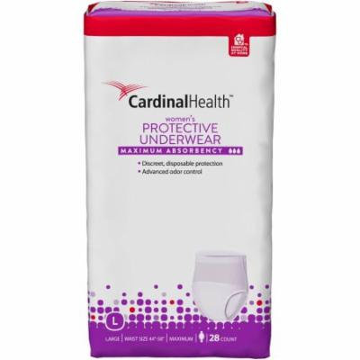 Cardinal Health Maximum Absorbency Women's Protective Underwear, Large, 28 count