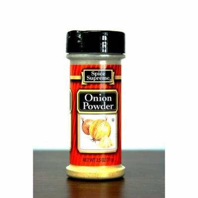 Pack of 12 Spice Supreme Onion Powder Seasonings 2.5 oz. #30550