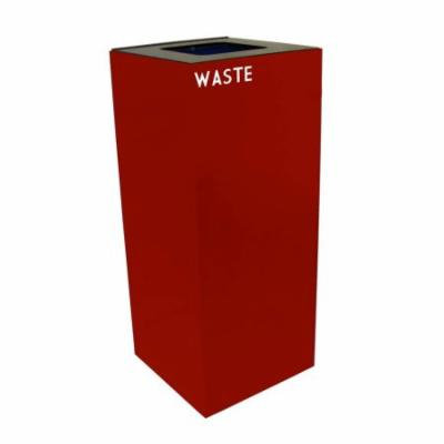 GeoCube Collection 36 Gal. Waste and Plastic Recycling Container (Blue)