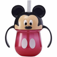 The First Years Disney Baby Mickey Mouse 7-oz Straw Cup with Handles, BPA-Free
