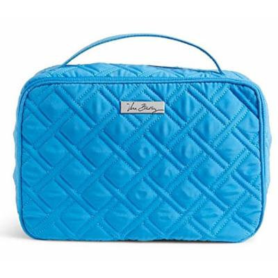 Gorgeous Vera Bradley Large Blush and Brush Makeup Case in Coastal Blue