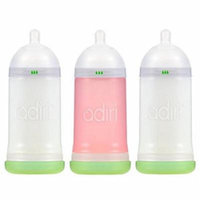 Adiri NxGen Stage 2 Nurser (6-9 M) 9.5oz (281mL) - 3 Pack, White/Pink
