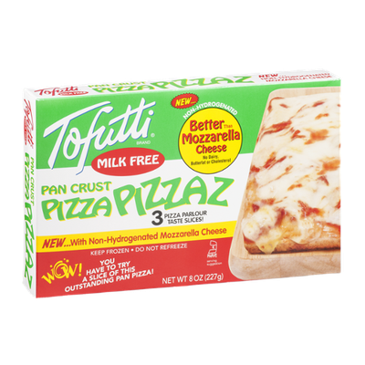 Tofutti Pizza Pizzaz Milk Free Pan Crust Pizza