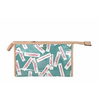 Kate Spade 'Fortunes' Season Street Medium Heddy Travel Cosmetic Case, Dusty Jade