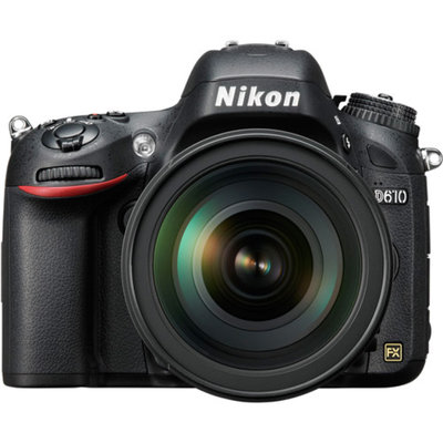 Nikon Black D610 DSLR Camera with 24.3 Megapixels and 28-300mm Lens Included