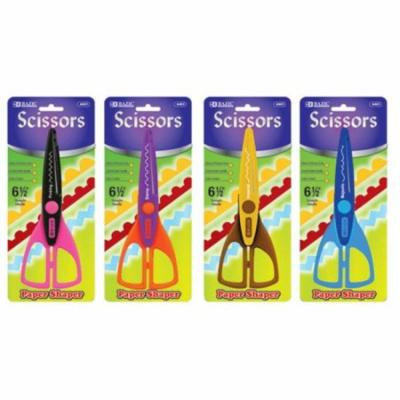 Bazic 4401-24 6 . 50 inch Paper Shaper Scissors- Pack of 24