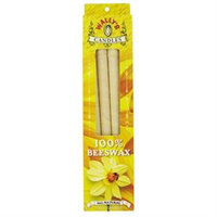 100% Beeswax Hollow Ear Candles, 4 pk, Wally's Natural Products