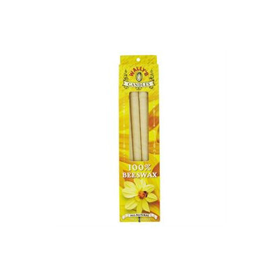 100% Beeswax Hollow Ear Candles, 4 pk, Wally's Natural Products