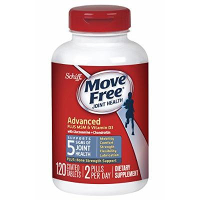 Move Free Advanced Plus MSM and Vitamin D3, 120 Count