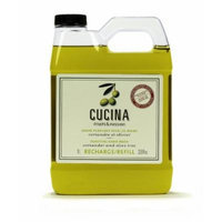 Cucina Purifying Hand Wash Refill, 33.8 Oz Plastic Jug (2, Coriander and Olive Tree)