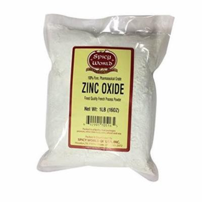 Spicy World Zinc Oxide 1 Pound Bag - NON NANO - 100% Pure Pharmaceutical Grade - Perfect for Sunscreen