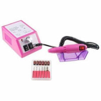 AGPtek Nails Art Professional Electric Manicure Pedicure File Nail Drill Kit Set(Pink)
