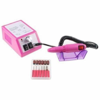 AGPtek Nails Art Professional Electric Manicure Pedicure File Nail Drill Kit Set(Pink)