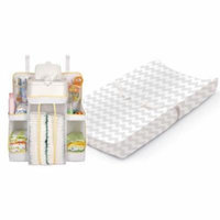 Summer Infant Contoured Changing Pad with Plush Cover & Nursery Organizer