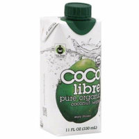 Coco Libre Pure Organic Coconut Water, 11 fl oz, (Pack of 6)