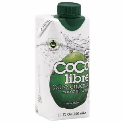 Coco Libre Pure Organic Coconut Water, 11 fl oz, (Pack of 6)