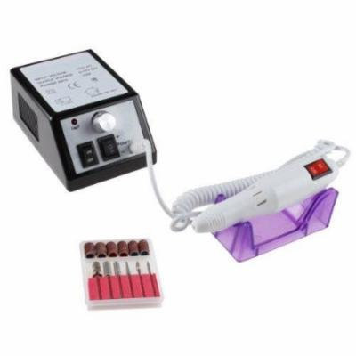 AGPtek Nails Art Professional Electric Manicure Pedicure File Nail Drill Kit Set (white)