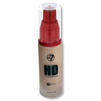W7 HD 12 HR Liquid Foundation, Pump - Natural Beige, 30ml/1.01fl oz