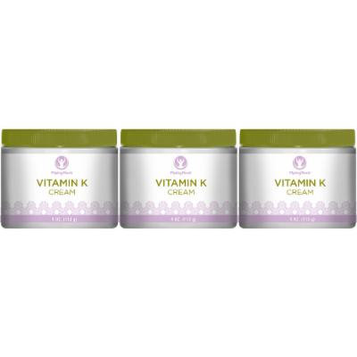 Vitamin K Cream 3 Jars x 4 oz (113 g)