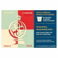 White Coffee Bio-Degradable Single Serve Coffee 10 x 0.35oz (3.5oz)