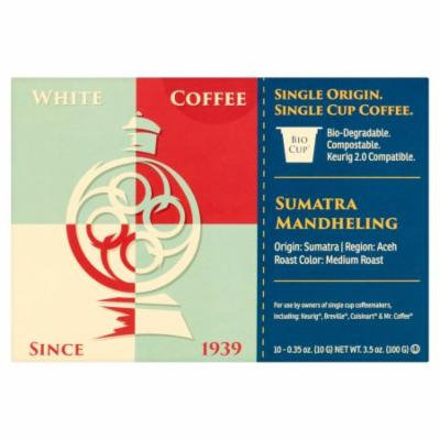 White Coffee Bio-Degradable Single Serve Coffee 10 x 0.35oz (3.5oz)