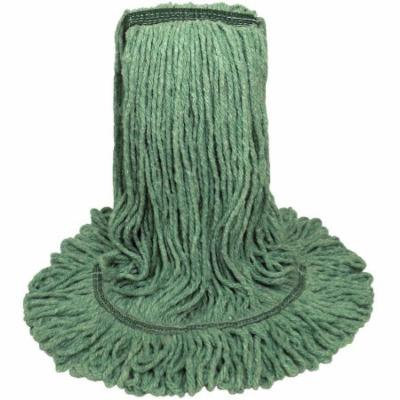 Boardwalk Premium Standard Cotton & Rayon Fiber Mop Head, Medium, Green