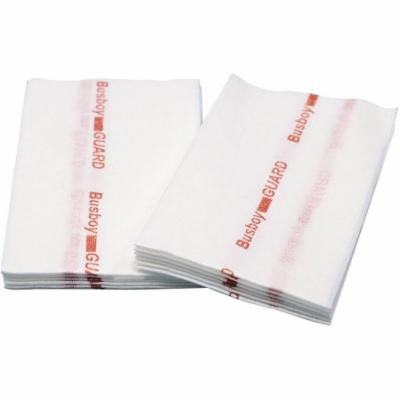 Cascades Busboy Guard White & Red 1/4 Fold Antimicrobial Towels, 150 count