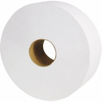 Cascades North River Jumbo 2-Ply White Roll Tissue Rolls, 6 count