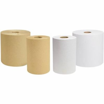 Cascades Decor Hardwound Roll Towels, White, 12 countt