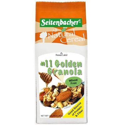 Seitenbacher Muesli #11 Golden-Granola Cereal, with strawberries, 16-Ounce Bags (Pack of 3)