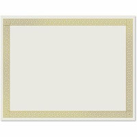 Channel Border Foil Certificate