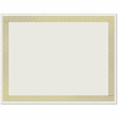 Channel Border Foil Certificate