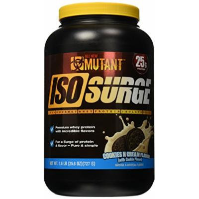 Mutant Iso Surge Protein Isolate Powder, Cookies & Cream, 1.6 Pound