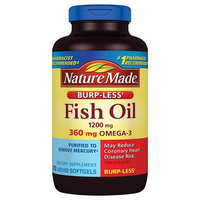 Nature Made Fish Oil Dietary Supplement Softgels, 1200mg, 210 count