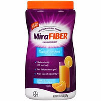 MiraLAX Mirafiber Powder, Sugar Free Orange, 479 Gram