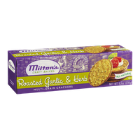 Milton's Craft Bakers Multi-Grain Crackers Roasted Garlic & Herb